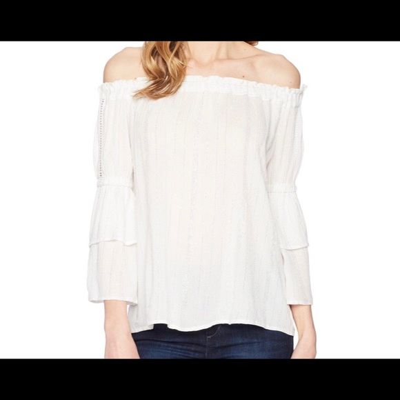 Kut from the Kloth Tops - Kut From the Kloth Blouse Off the Shoulder Medium